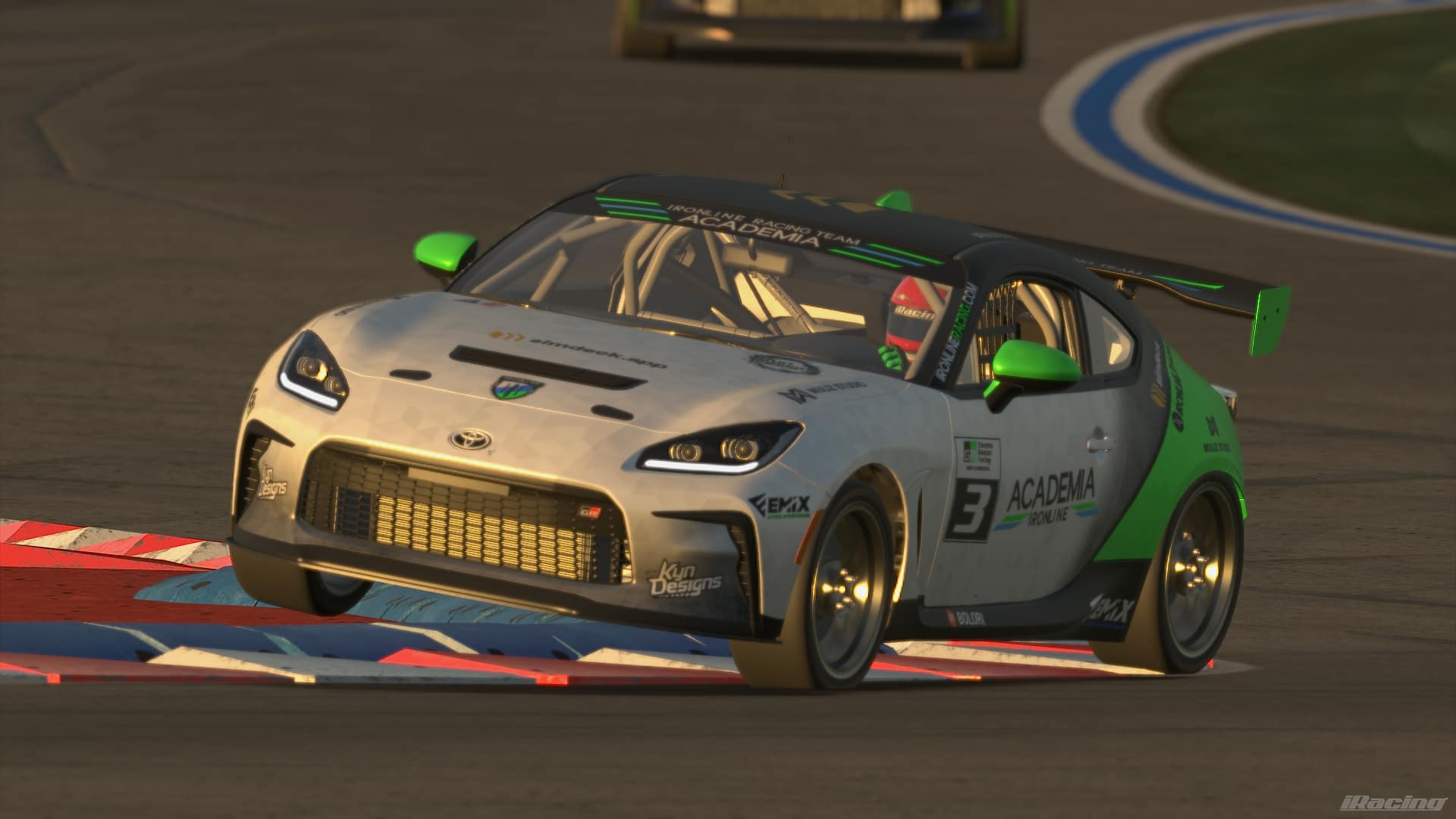 Victor Sal, Ironline Racing, en el Charlotte Roval